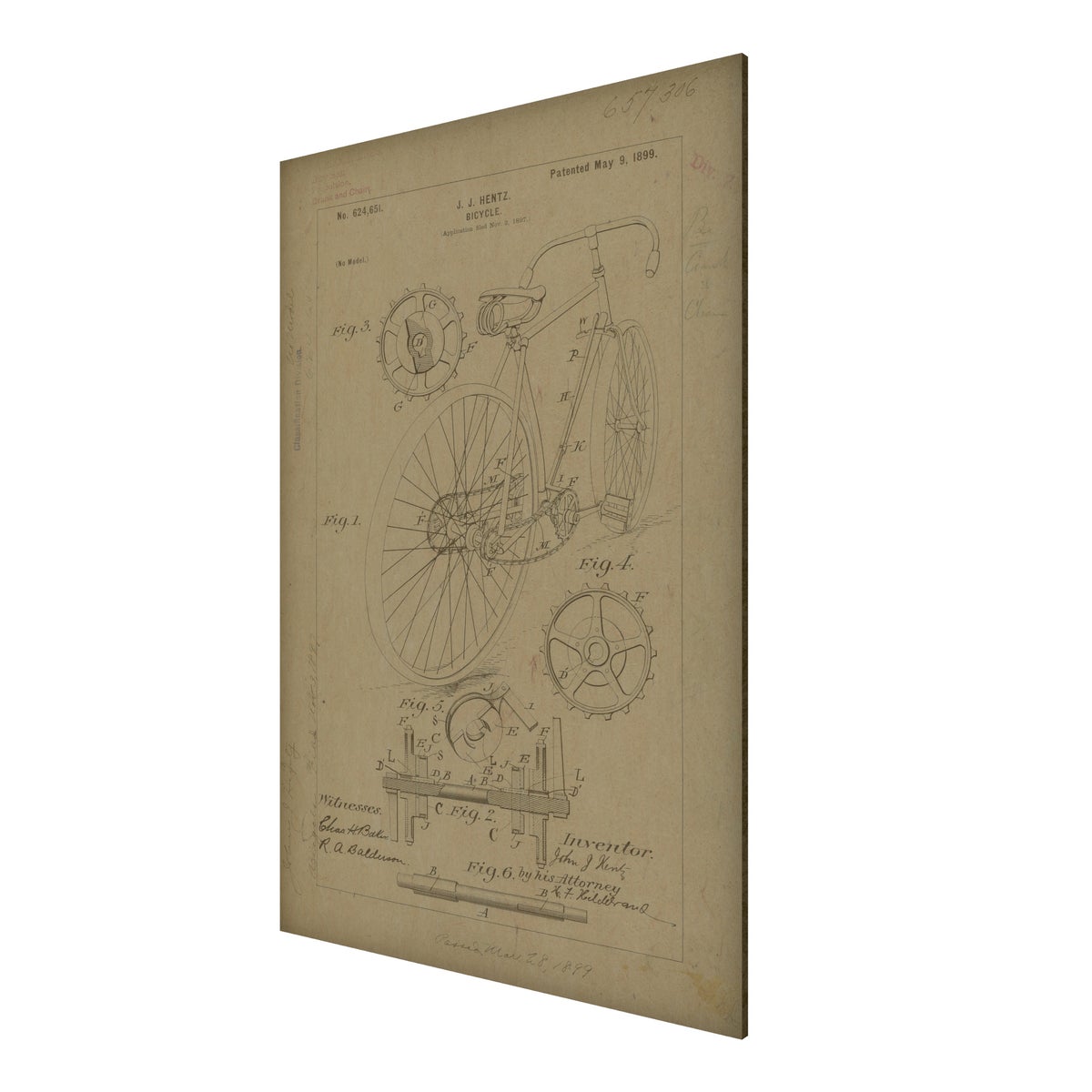 HENTZ BIKE PATENT Hemp Panel