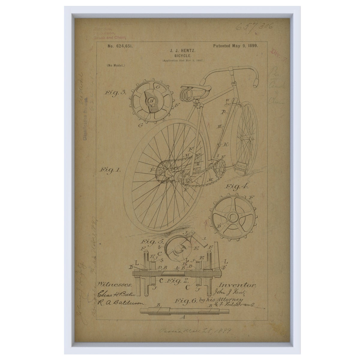 HENTZ BIKE PATENT Hemp Panel