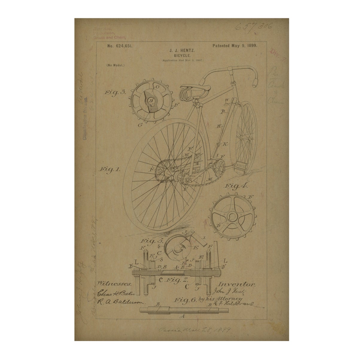 HENTZ BIKE PATENT Hemp Panel
