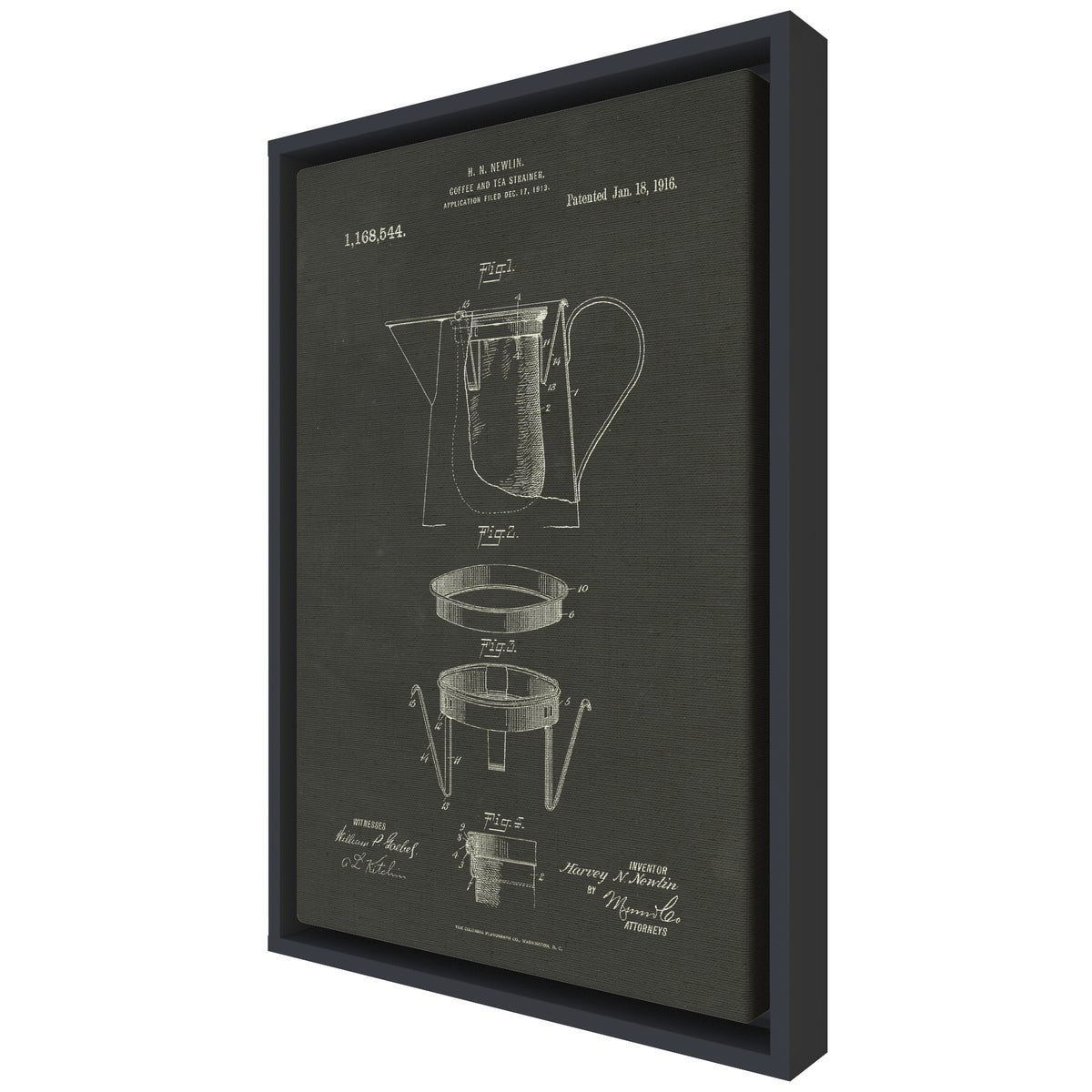 Coffee and Tea Strainer chalk finish