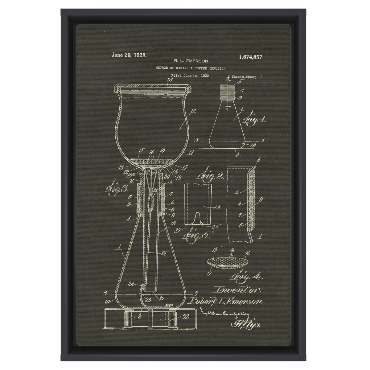 Coffee Infuser chalk finish