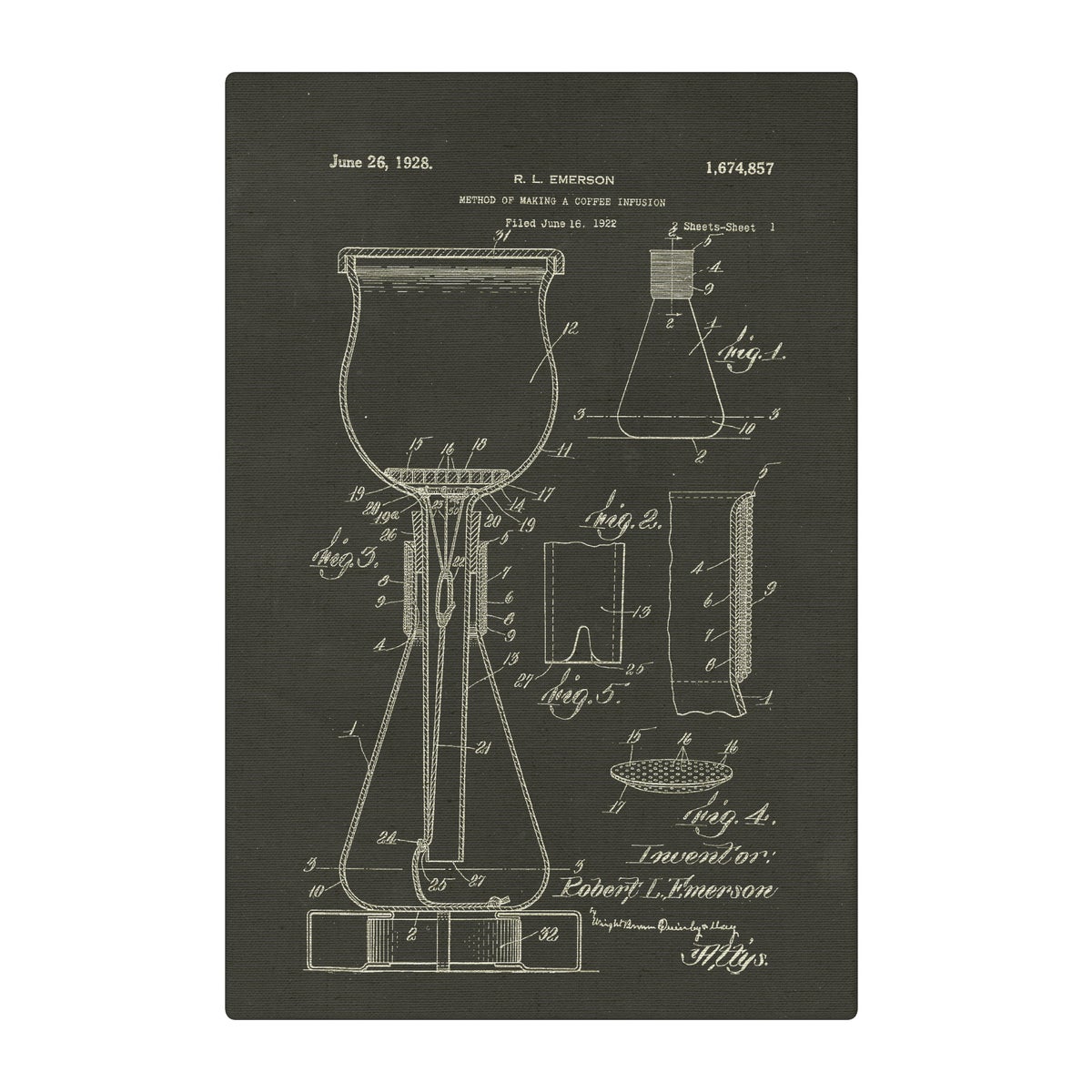Coffee Infuser chalk finish