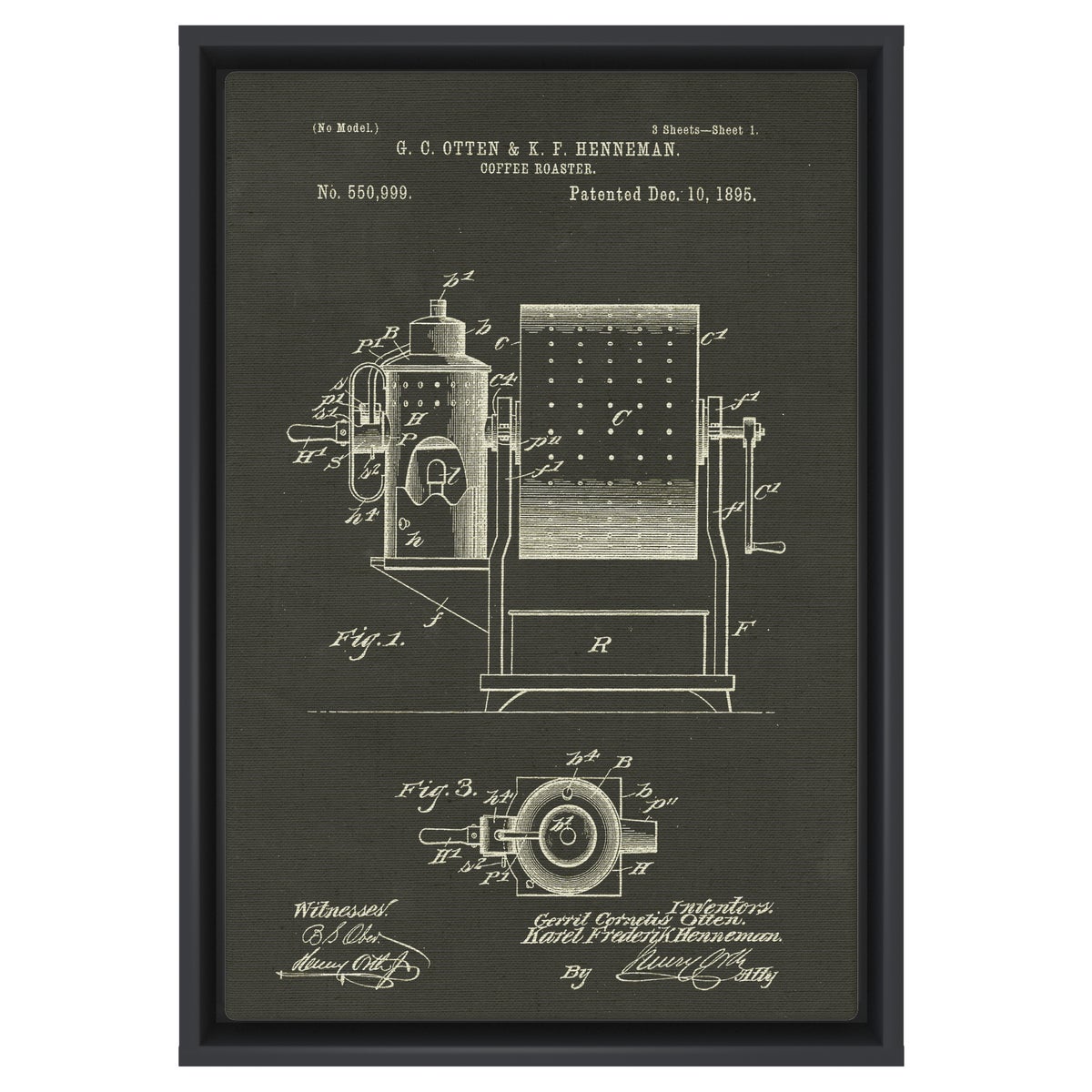 Otten Henneman Coffee Roaster chalk finish