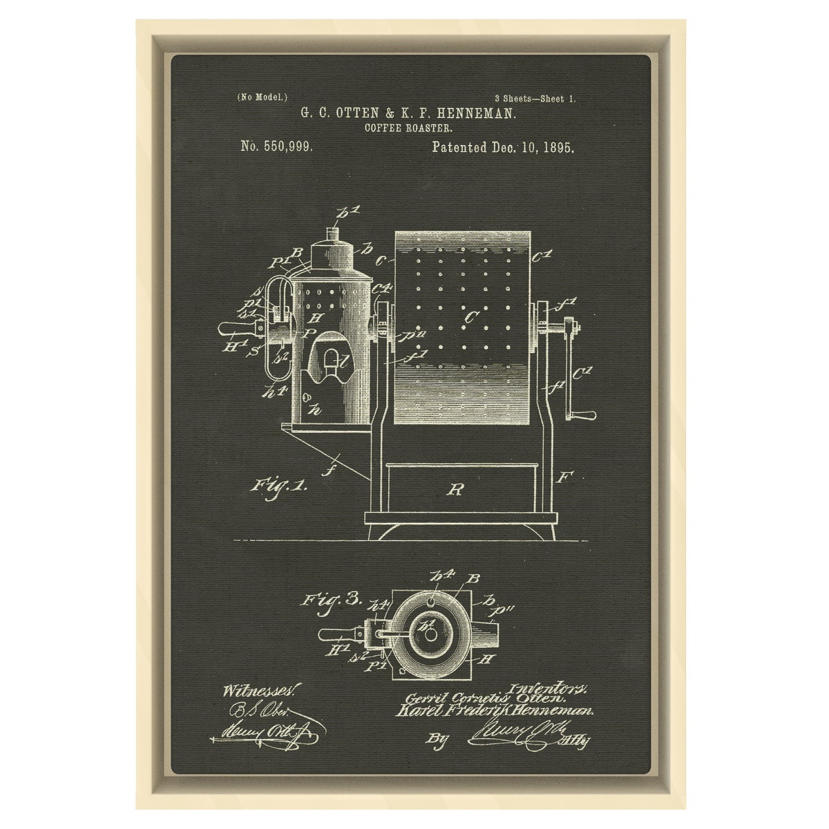 Otten Henneman Coffee Roaster chalk finish