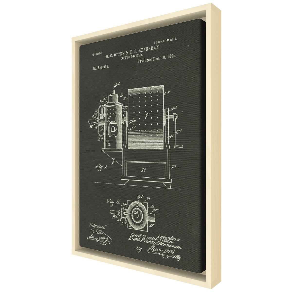Otten Henneman Coffee Roaster chalk finish