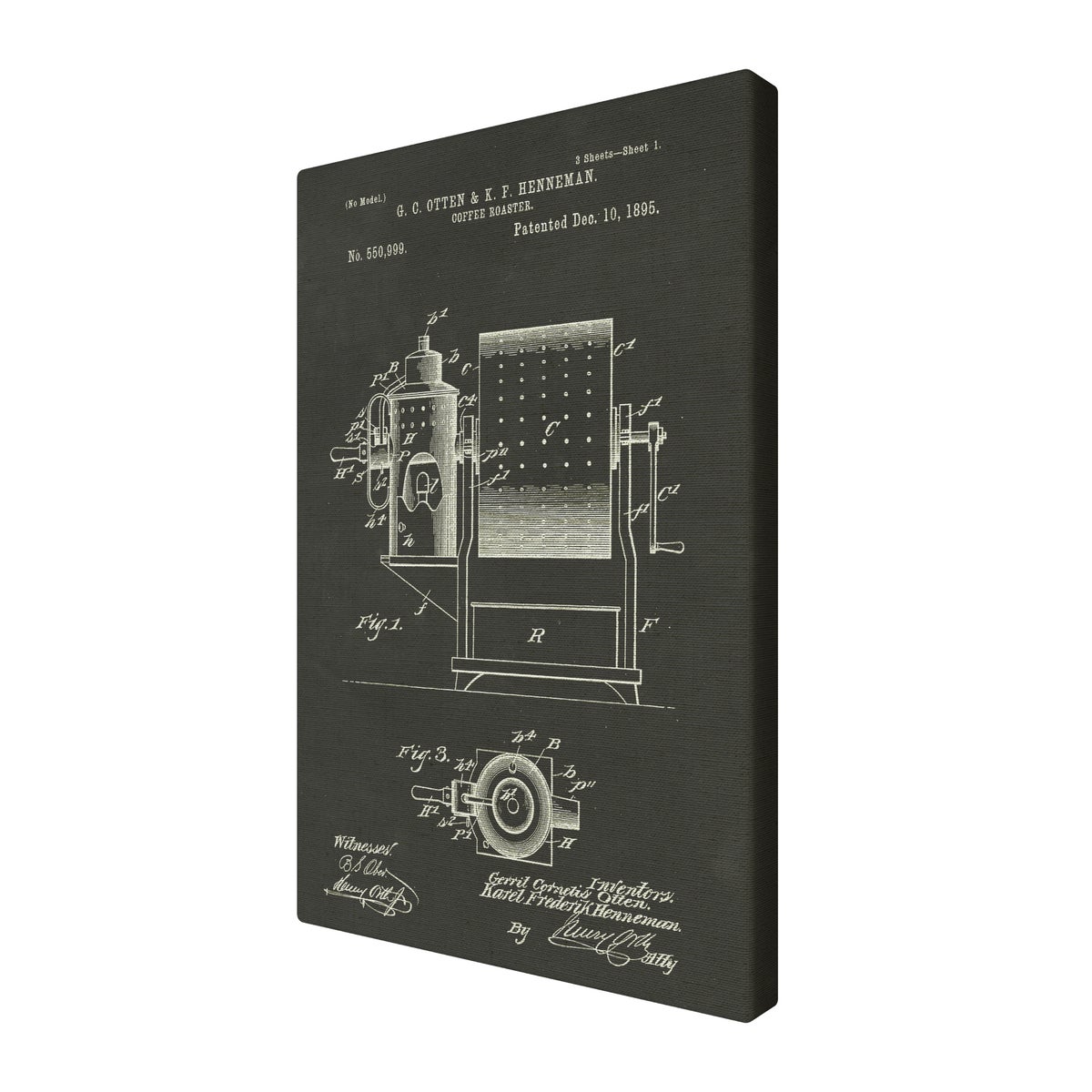 Otten Henneman Coffee Roaster chalk finish