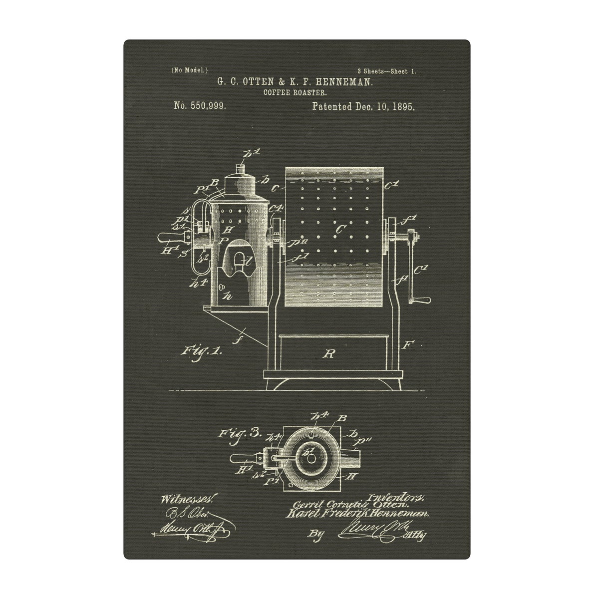 Otten Henneman Coffee Roaster chalk finish