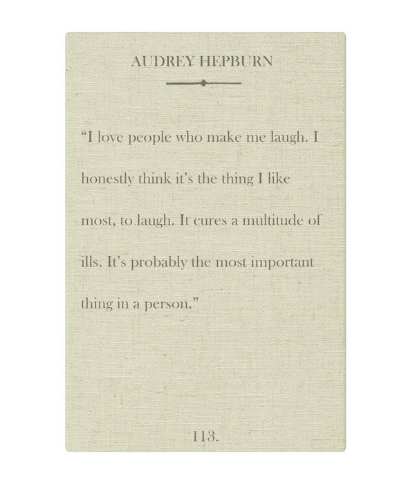 Hepburn I love people