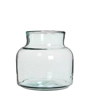 Vienne vase transparent - 8.25x8"