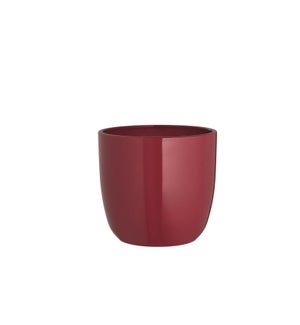 Tusca pot round d. red - 11x9.75"