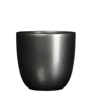 Tusca pot round anthracite - 11x9.75"