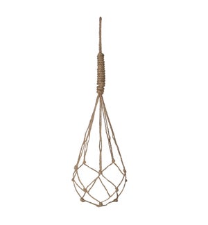 Yula pot holder hanging brown - 4x23.75"