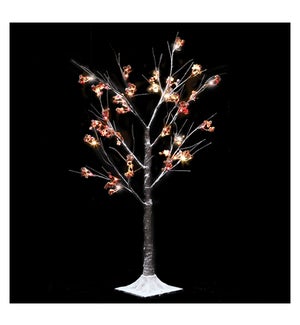 Berry Tree LED 35.5" Red