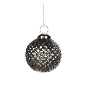 Ball Ornament 3" Silver