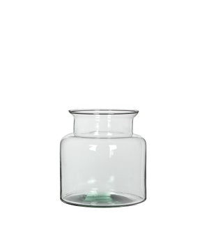 Mathew vase transparent - 7.5x7"