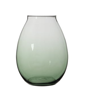 Thelma Vase 13.5x10.25" Green