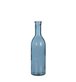Rioja bottle glass l.blue - 6x19.75"
