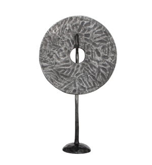 Evita Sculpture 15.75x5.5x27.25" Dark Grey