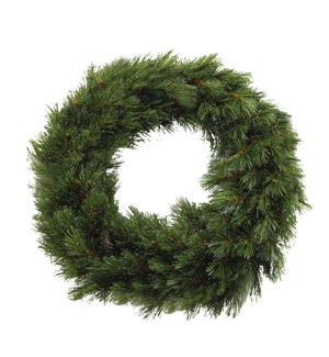 Forest frosted wreath green TIPS 140  - 18"