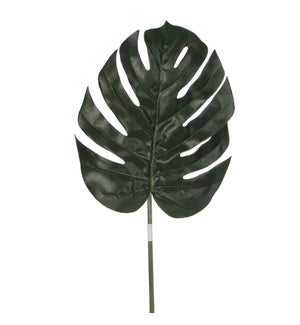 Monstera leaf green - 34.75"