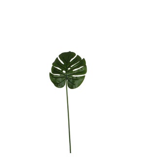 Monstera leafs green  - 27.5"