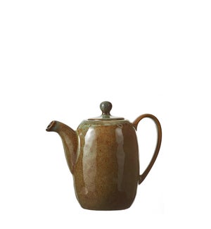 Noah teapot brown  - 7.5x7.25x6.5"