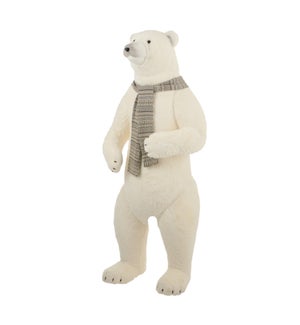 Polar bear white - 28.25x26x70.5"