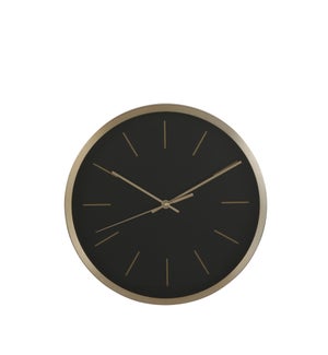 Bonn wall clock black - 1.75x9.75"