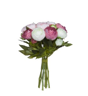 Bouquet ranunculus pink - 8.75x7.5"