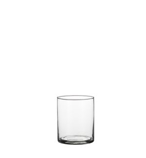Carly vase cylinder glass - 4.75x6"