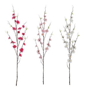 Cherry blossom cream pink d. pink 3 assorted - 49.25"
