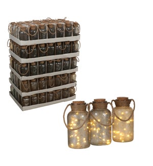 Bottle 3 assorted 20 led BO PDQ 175 pieces - 4x8.25"