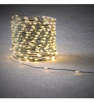 Indoor String LED Wire B/O 10L Green - 3.25'