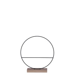 Decoration circle black - 2.75x11.75"