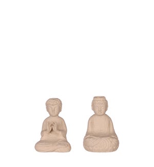 Buddha brown 2 assorted - 3.25x3x4.75"