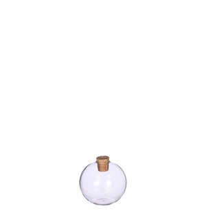 Poppy vase glass - 3.25x3.25"