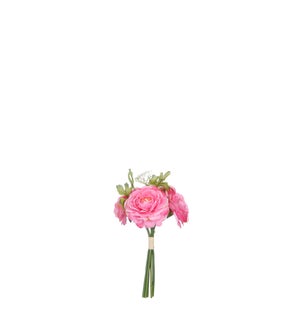 Bouquet peony fuchsia - 10.25x5.5x3.25"