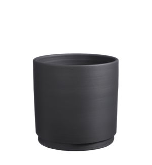 Saar pot round black - 11x10.75"