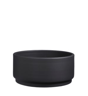 Saar bowl round black - 14.25x6.25"