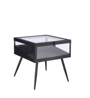 Glenn side table black - 15x16x15"