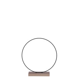 Decoration circle black - 2.75x11.75"