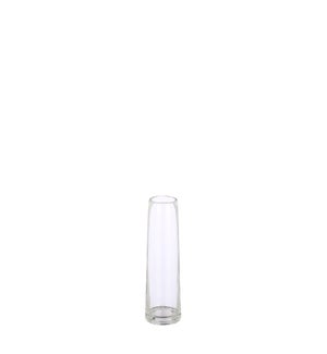 Xandra single flower vase glass - 2.75x9.25"