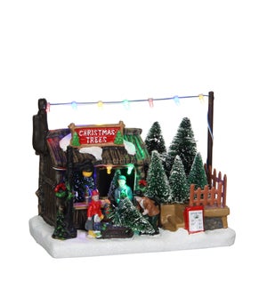 Tree shop battery operated - 7x4.25x5.5"