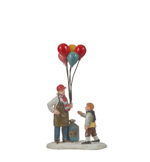 Fair ground selling balloons - 2.75x1.75x4.75"