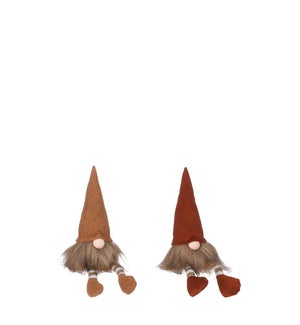 Gnome brown ochre 2 assorted - 4x4x13"