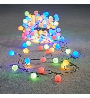 Outdoor Berry Cluster LED Wire P/I on timer 140L Multicolour  - 11.5'