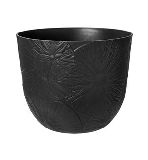 fuente lily round 30cm onyx black