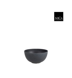 Bravo bowl round anthracite - 13.75x6.75"