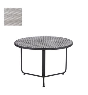 Exelsa side table white - 23.75x15.75"