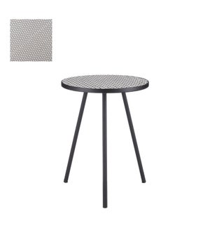Exelsa side table white - 15.25x20"